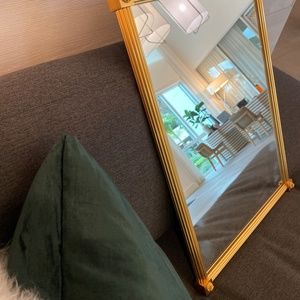 Sherle Wagner Ribbon and Reed Mirror